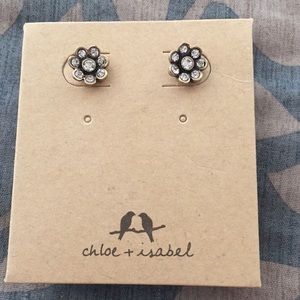 Souviens Crystal Stud Earrings